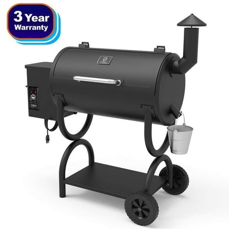 Z GRILLS Wood Pellet BBQ Grill and Smoker with Digital Temperature Controls Roast, Sear, Bake,Smoke, Braise and