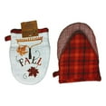 thumbnail image 2 of Set of 2 HELLO FALL Autumn Leaves Grabber Potholder Kitchen Mitts, by Kay Dee, 2 of 2