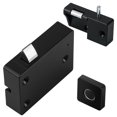 thumbnail image 2 of Cajas de huellas dactilares Bloqueo antirrobo recargable Locks Quick Desbloquear Seguridad Desbloqueo sin llave Muebles sensibles Dispositivo de mejora Inevent EL005804-00B, 2 of 7