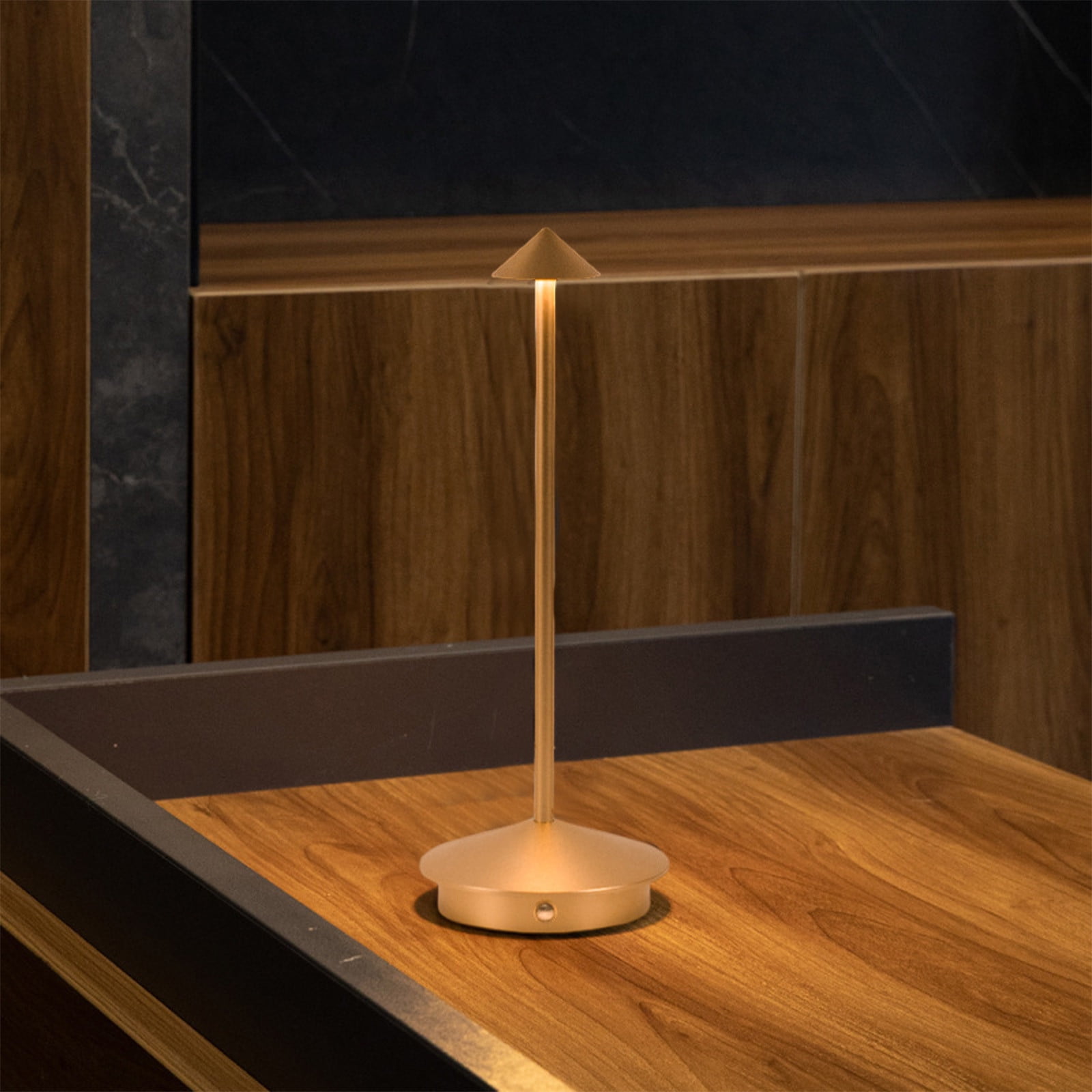 Home Sale! Jubipavy Table Lamps Rechargeable LED Dinning Desk Lamp Portable Metal Table Light With Stepless Dimming 3 Level Brightness For Home Restaurant Bar Cafe Patio