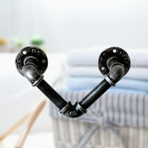 FRCOLOR Towel Bar Wrought Iron Towel Rack Bar Wall Decoration