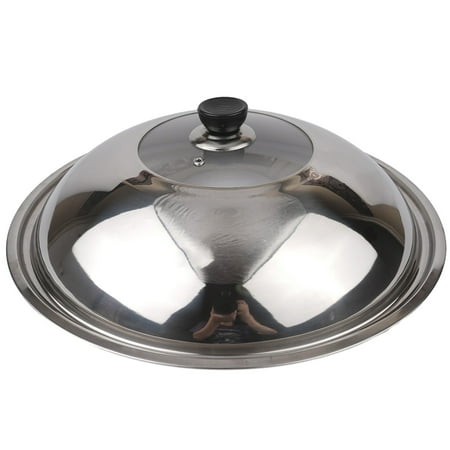 

Benafini 40cm Replacement Casserole Tempered Glass Saucepan Wok Frying Lid Fit Pans