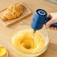thumbnail image 5 of Electric Handheld Whisk Mixer for Kitchen - Powerful 5-Speed Food Mixer with Stainless Steel Attachments, Easy to Clean, Perfect for Baking Cakes, Milkshakes, Eggs (White), 5 of 7