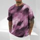 thumbnail image 1 of Tops para hombre, blusas y camisas de cuello redondo y manga corta para hombre, blusas casuales de moda con cuello redondo y manga corta para hombre, blusas de poliéster para hombre, 1 of 5