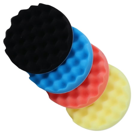 4Pcs 6inch Buffing Polishing Sponge Pads For Car Polisher Buffer