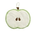 thumbnail image 2 of Mouliraty Apples Fruit Hand Towel Can Be Hung Without Shedding Super Absorbent Kitchen Supplies Children's Squares Towel Hand Towel, 2 of 6