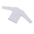 thumbnail image 3 of T-shirt Homme à Manches Longues 1/12 pour Poupée 6" Modèle de Figurines Homme Blanc, 3 of 8