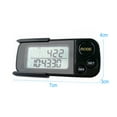 thumbnail image 5 of Hyasfey Walking 3D Pedometer with Clip And Lanyard 30 Days Memory Simple Step Counter with LCD Display Accurate Activities Fitness Tracker for Men Women Seniors, 5 of 7