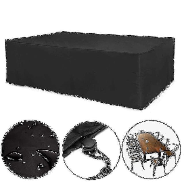 Fundas impermeables para muebles de jardín y patio, 75 tamaños, para exteriores, 218 x 218 x 30 cm
