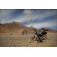thumbnail image 1 of 24"x36" Gallery Poster, 60mm mortar round being launch, 1 of 1