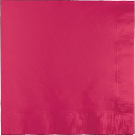 Party Creations Lunch Napkins, Hot Magenta, 20 Ct