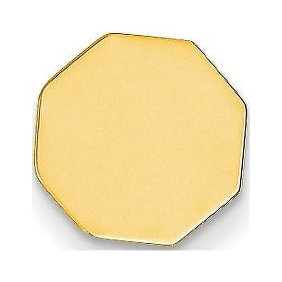 Beautiful 14K Men's Octagonal Tie Tac