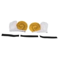 thumbnail image 1 of Accesorios de Casco de Motocicleta Decoración Cuernos de Cabra Amarillos para Cascos de Motocicleta Bicicleta Esquí Calcomanías Amarillo Blanquecino 1 Juego, 1 of 6