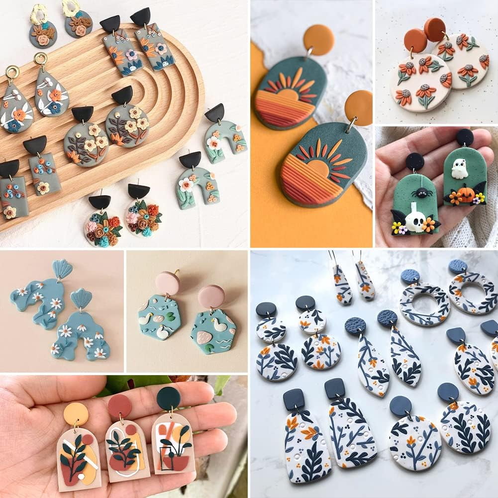 Polymer Clay Cutters Letter Mold Handmade Tool Pottery Diy Ceramic Craft Designer Jewelry Earring Making Supplies tools