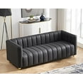 thumbnail image 2 of US Pride Furniture Glam Fabric Upholstered Solid Wood Frame 82.7" Art Deco Sofa, 2 of 4