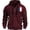 Red, variant on Valora Men Sweatshirt Men's Casual Hoodie Sweatshirt Loose Fit Pullover with Print Design for Autumn Winter Daily Wear Comfortable Streetwear Meets Everyday Style Khaki 2XL