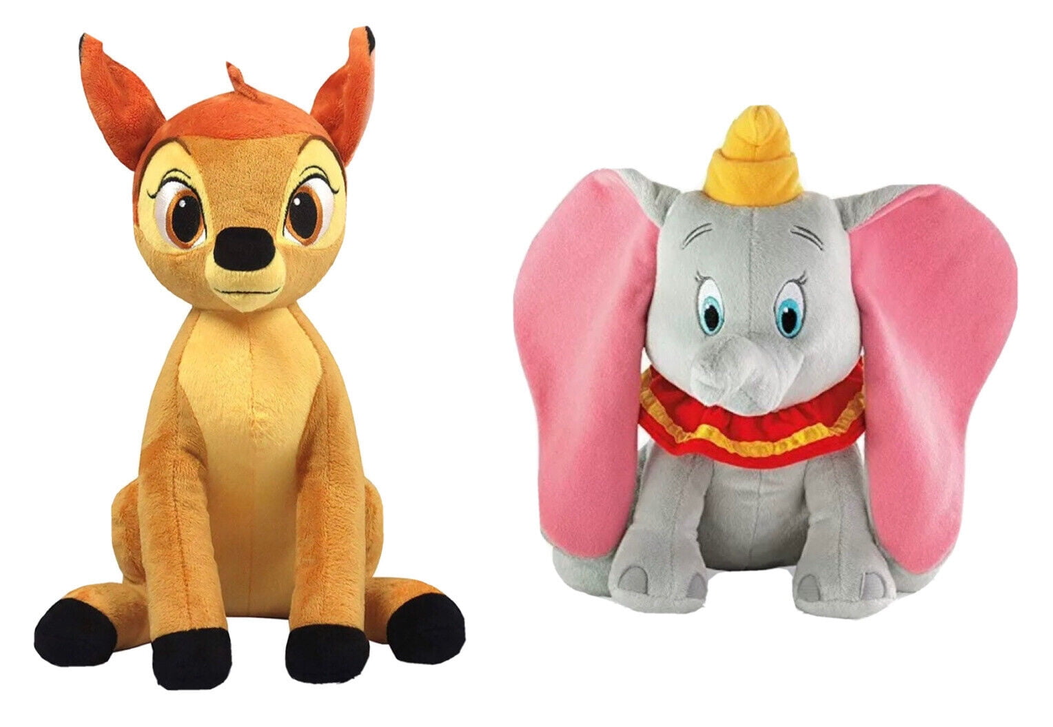 Dumbo Flying Elephant & Bambi Deer Kohl's Plush Set Doll Disney 11