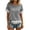 A-Gray, variant on JTZGDY Vintage Fringed Patchwork Shirts for Women Trendy Summer Short Sleeve Boho Floral Printed Crew Neck Graphic T-Shirts Lightweight Cozy Tassles Tunic Blouse Loose Fit Pullover Tops