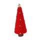 thumbnail image 3 of Estatua de árbol de Navidad, escultura de madera, manualidades decorativas, figura de árbol de Navidad, adorno para dormitorio, estantería, decoración Rojo, 3 of 8