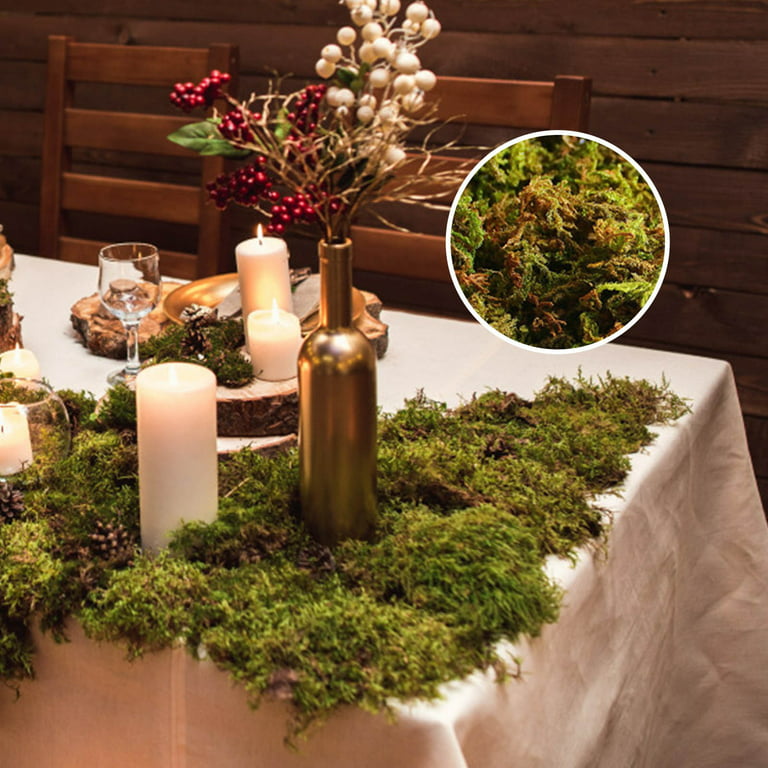 Christmas decorations Moss Artificial Moss For Potted Greenery Moss Home  Decor Fairy Garden Crafts Wedding Decoration Fresh Green fall decorations  for home 