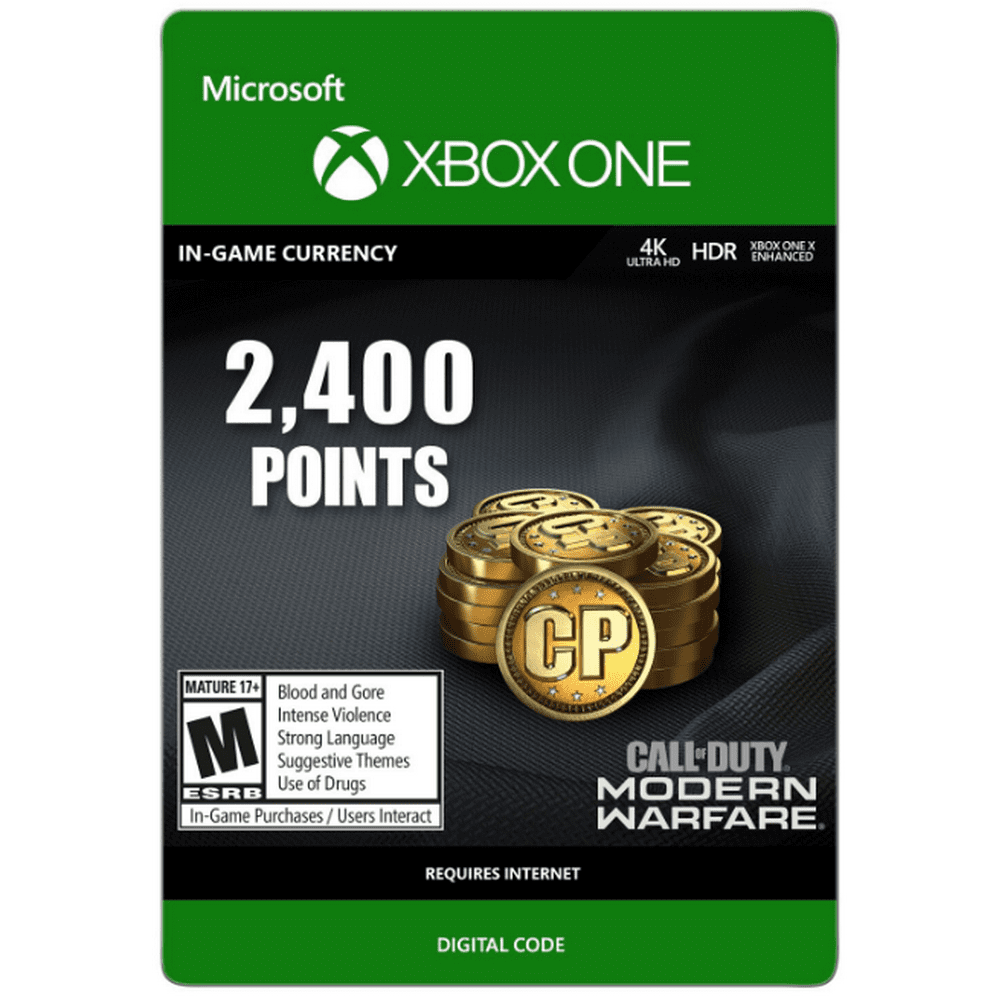 2,400 Call of Duty: Modern Warfare Points, Activision, Xbox [Digital