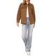 thumbnail image 2 of Abrigo de mujer INSPIRE CHIC de ante sintético con cuello de solapa, manga larga, casual, con botones, chaqueta XL marrón, 2 of 6