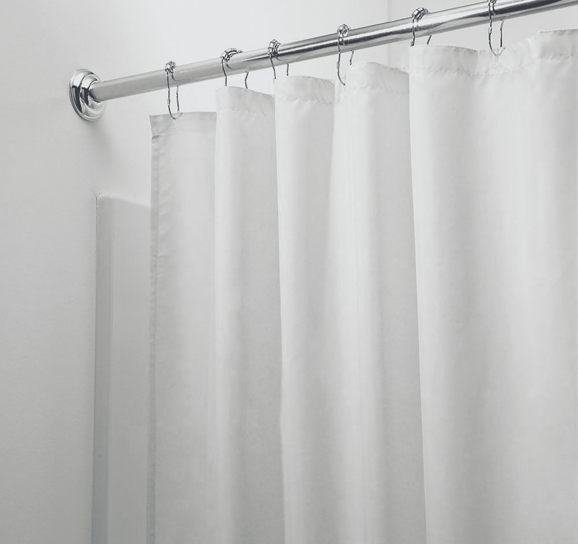 Mold Mildew Resistant Fabric Shower, Shower Curtain Size Guide