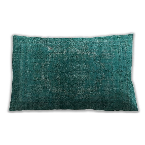 Ahgly Company Indoor Rectangular Mid-Century Modern Lumbar Throw Pillow, 13 inch by 19 inch
