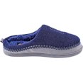 thumbnail image 2 of Urban Fox Mens Suede Slippers I Thickly Padded I 100% Boa Lining I Comfortable House Slippers Navy XL (13-14), 2 of 7