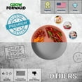 thumbnail image 4 of Grow Forward 16-piece Premium Wheat Straw Dinnerware Sets for 4 - Unbreakable Dishwasher & Microwave Safe Plastic Plates and Bowls Sets - Patio, Outdoors, RV, Camping Dishes - Tropical, 4 of 8
