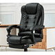 thumbnail image 2 of Silla de oficina ejecutiva con reposapiés basculante y giratorio Asiento de trabajo ergonómico con reposapiés y masaje de espalda Asiento y respaldo acolchados, 2 of 2
