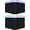 Black, variant on 100 Pack Texas Orange Blank Slim Can Cooler Sleeves | Plain Customizable Bulk Coolers for Beer Bottles & 12oz Tall Cans | Skinny Collapsible Drink Insulated Sleeve