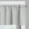 thumbnail image 5 of Ambesonne Greek Valance & Curtain, Retro Frieze Ornament Form, 55"x36", Pale Grey and White, 5 of 6