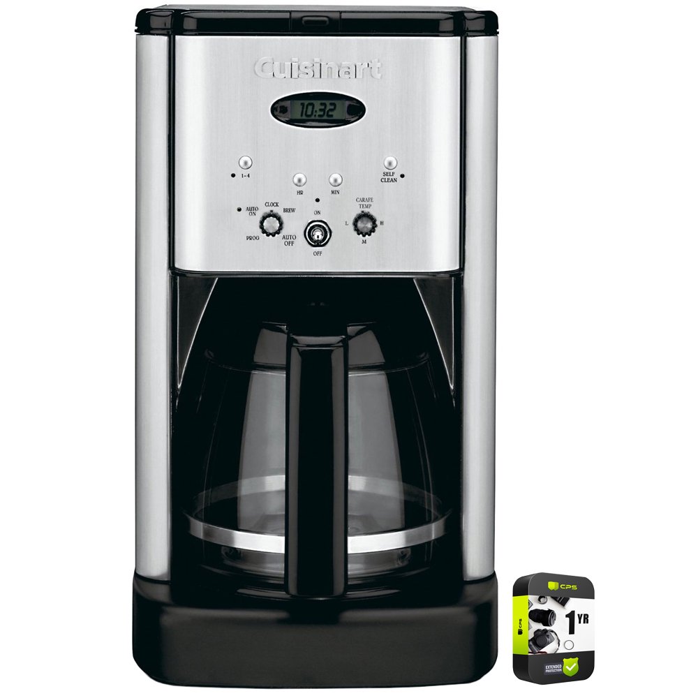 Cuisinart DCC1200 Brew Central 12 Cup Programmable Coffeemaker Silver