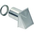 thumbnail image 2 of Broan 4 in. W x 8.25 in. L Silver Wall Cap Vent Aluminum, 2 of 2