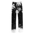 thumbnail image 4 of Lopecy-Sta Womens Sleep Pants Christmas Print Comfy Lounge Pants Comfy Pajama Bottom Drawstring Elastic Waist Sleepwear Long Pajamas Pants for Women, 4 of 5