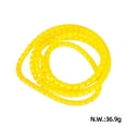 thumbnail image 2 of Tignapoo 8mm x 2M Spiral Cable Wrap Tube, Wire Organizer, PP Cable Protector, Yellow, 6.6ft Length, Polypropylene Material, 2 of 2