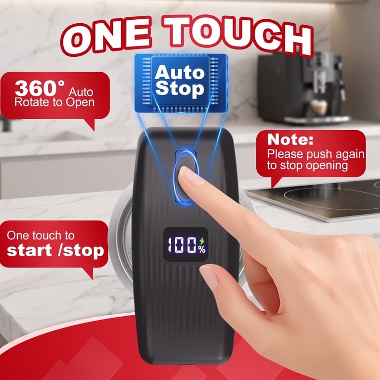 Suodoka Electric Can Opener USB Rechargeable With LED photo 2