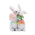 thumbnail image 1 of Decoraciones de pareja de conejitos de Pascua, figuras decorativas de primavera, decoraciones de mesa para fiesta, hogar, vacaciones, conejo lindo, 1 of 5