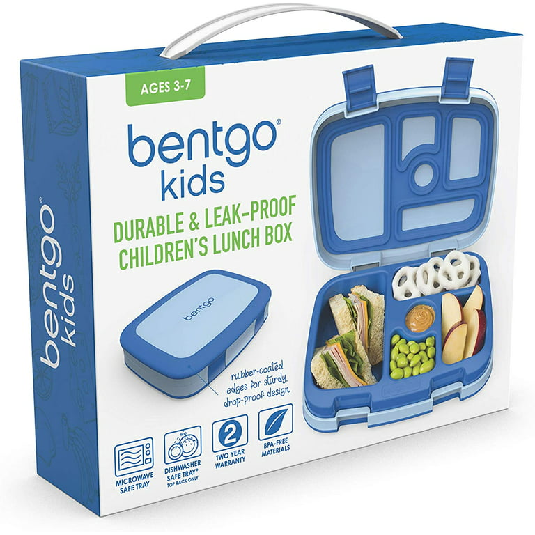 Bentgo Kids Lunch Box 2 H x 6 12 W x 8 12 D Blue - Office Depot