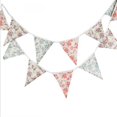 thumbnail image 2 of Tela De Golpe Ligero Flores Bandera De La Bandera Floral Banquete De Boda Decoración Festiva Zulema Bunting, 2 of 4