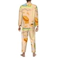 thumbnail image 5 of Bingfone Men'S Pajama Set 2 Piece Loungewear Pjs, Long Sleeve With Pajama Pants-Scandinavian Style Hygge, 5 of 9