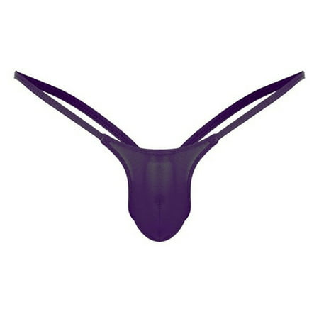 Tanghaowl Thong Briefs Open Back Rise Mens Underpants Low Underwear Lace Lingerie