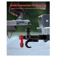 thumbnail image 4 of Trailer Hitch 2" Receiver Tri-Ball Mount - 44000 lbs Capacity - 1-7/8", 2", 2-5/16" - D-Ring & Lock Included, 4 of 9