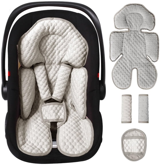 Cojín reversible 2 en 1 Boryokun para asiento de coche infantil
