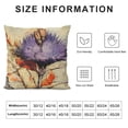 thumbnail image 2 of YINGXI Rustic Farmhouse European Floral Throw Pillow Covers Floriculture Flowers Plant  Pillowcase Home Sofa Decor Cushion Cover 20x20in, 2 of 5