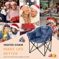 thumbnail image 5 of MOPHOTO Heated Camping Chair with Headrest Pad, Oversized Heated Chair Outdoor Sports, Heated Camp Chair Seat Supports 500 lbs,Heating Folding Chair for Camping，Patio,Picnic, 5 of 8
