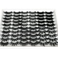 thumbnail image 4 of 30 Pairs 20MM False Eyelashes Wholesale 6 Styles Mixed Lashes 8D Fluffier Volume Dramatic Faux Mink Eyelashes Thick Full Strip Lashes Pack, 4 of 7