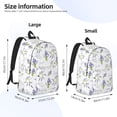 thumbnail image 3 of Yiaed Lavender Flowers Print Backpack, Premium Laptop Backpack, Travel Backpack for Women, Lightweight Backpacks, Comfortable Back Pack-Small, 3 of 5