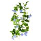 thumbnail image 1 of 1 paquete de flores artificiales azules decoración de gloria de la mañana hojas de flores artificiales cifradas vid 2 tela de seda + plástico aproximadamente 18 flores ANGGREK  Otros, 1 of 8